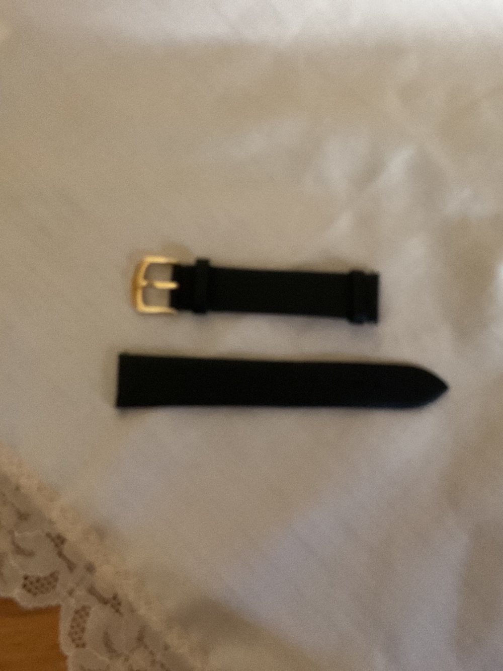 Watch belt genuine leather